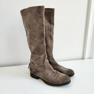 Vera Wang Lavender Damen hohe graue Wildleder Stiefel EU 37,5 - Bild 1 von 11