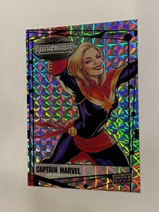 2015 Marvel Vibranium Radiance #02 #2 ALPHA Captain Marvel #01/50 #1/50๐๐๐๐ - Picture 1 of 2