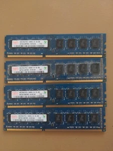 SK HYNIX 16GB (4x4GB) 2Rx8 PC3-10600U DDR3 DESKTOP Speicher RAM - Bild 1 von 3