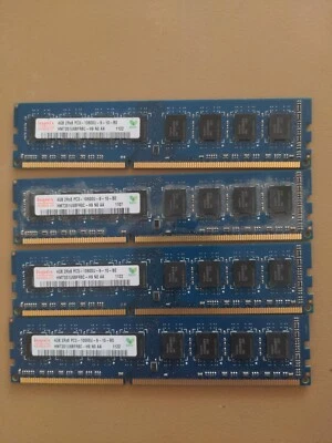 SK HYNIX 16GB (4x4GB) 2Rx8 PC3-10600U DDR3 DESKTOP Memory RAM - Image 1 of 3