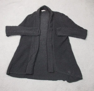 Eileen Fisher Damenpullover Größe mitteloffen Cardigan minimalistisch schwarz - Bild 1 von 11