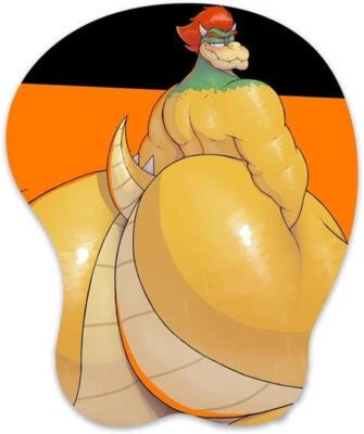 3D Mousepad Oppai Mouse pad with Wrist Rest Pain Relief Anime Manga pad koopa - Image 1 of 4