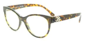 Chanel 3431-A 714 Braun Tort mit Gold Logo Optik Brille mit Demogläsern - Bild 1 von 5