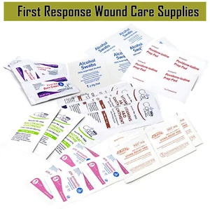 30 PIECE ANTISEPTIC PRODUCTS FIRST AID SURVIVAL KIT IFAK OSHA ANSI REFILL - Picture 1 of 6
