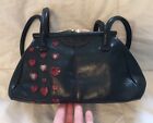 Brighton Small Framed Kisslock Shoulder Purse Bag-NICE With Wallet REAL LEATHER