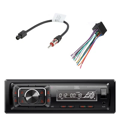 JBL Celebrity150 in-Dash Bluetooth Radio, Antenna Adapter, Harness (90-06 BMW) - Image 1 of 4