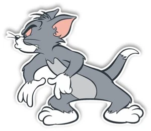 Tom y Jerry Dibujos Animados Pegatina Laptop Pared Coche Teléfono Niños Familia - Imagen 1 de 1