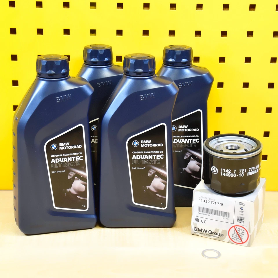 Ölwechsel Set Ölfilter Öl BMW Advantec Ultimate 5w40 für: BMW R1250 GS R RS RT - Bild 1 von 1