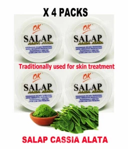 Natural Traditional Cassia Alata Leave Skin Disease Treatment Salap x 4 Packs - Picture 1 of 5