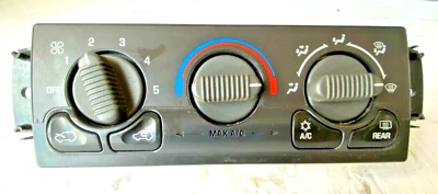 Chevrolet Tahoe 1996-2000 calefacción aire acondicionado control ventilador interruptor OEM P/N 15054698 Foto 1 de 4