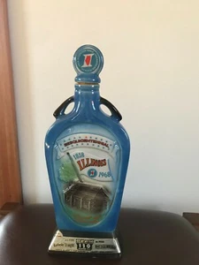 Vintage James. B. Jim Beam Kentucky Bourbon ILLINOIS Sesquicentennial Lincoln - Picture 1 of 11