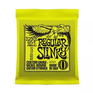 For Ernie Ball 2221 Regular Slinky 10-46 Electric Guitar Strings - Picture 1 of 6