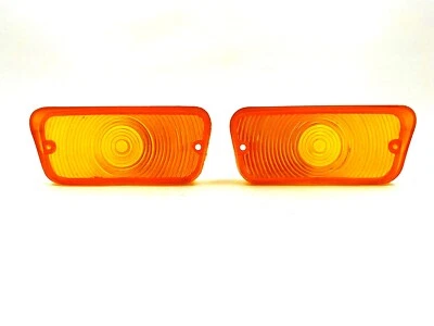 1967 1968 1969 1970 1971 FORD F100 F-100 Turn Signal Lens Set Amber NEW 971-AB - Image 1 of 4