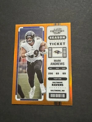 2022 Contenders Optic Season Ticket Orange #3 Mark Andrews /50 - Image 1 of 3