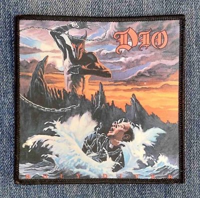 Dio Holy Diver Sublimated Printed Sew-on Patch | American Heavy Metal Band Logo