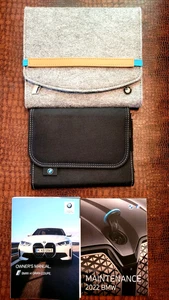 2022 BMW i4 Gran Coupe OEM Owners Manual + 2 Glovebox Cases New - Picture 1 of 9