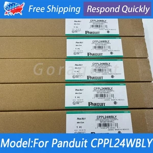 Für Panduit CPPL24WBLY 24 Port Mini-Com Modulares Patchpanel Kostenloser Versand aus den USA - Bild 1 von 7