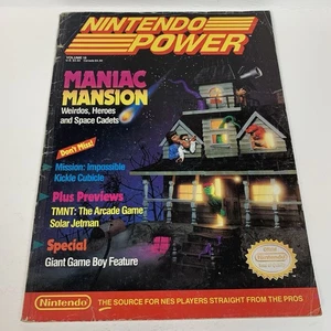 Nintendo Power Magazine Maniac Mansion Volume 16 1990 with Inserts Poster - Picture 1 of 6