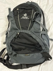 Deuter Futura 28 AC Hiking Backpack Gray/Black Rain Cover-H2O Very good - Picture 1 of 13