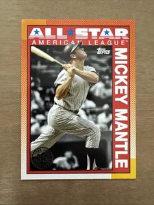 2025 Topps Serie 2 - 1990 Topps Baseball All-Stars Mickey Mantle #90AS-43 - Foto 1 di 2