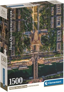 New Clementoni Jigsaw Puzzle 1500 Pieces 12+ 31742 Flying Over Paris HQC - Picture 1 of 2