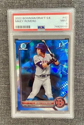 2022 Bowman Draft Sapphire #BDC-18 Mikey Romero 1st Bowman R.C. Red Sox 🔥🔥 - Image 1 of 2