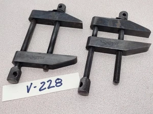 2 - L S Starrett No. 161-C Parallel Clamps 2 1/4" Machinist Tool Maker USA (228) - Picture 1 of 9