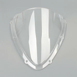 Clear Double Bubble Windscreen Windshield For Suzuki GSXR600/750 2008-2010 K8 - Picture 1 of 2