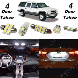 18x White LED Interior Package + Tag Lights 1992-1999 Chevy Tahoe GMC Yukon CT7W - Bild 1 von 8
