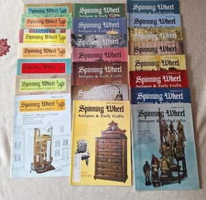 Lot 22 Vintage The Spinning Wheel Magazines Collectibles Antiques 1974 1976 1979 - Picture 1 of 7