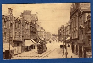 Plymouth Tavistock Road Tram pc used Photochrom Ref W269 - Picture 1 of 1