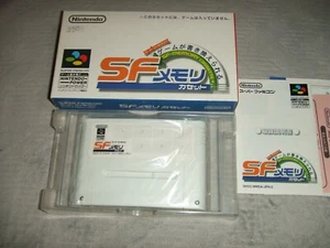 SF MEMORY CASSETTE With Box Nintendo Super Family SFC SNES 390 - Picture 1 of 8