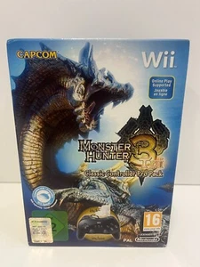 MONSTER HUNTER TRI 3 LIMITED EDITION CLASSIC CONTROLLER BUNDLE NINTENDO WII - Picture 1 of 19