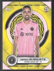 Sergio Busquets 2024 Topps MLS Superstars Yellow Common #150 - Picture 1 of 2