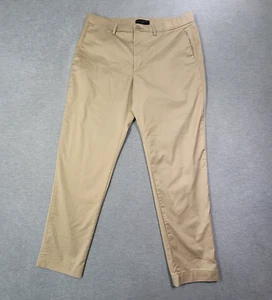 Banana Republic Pants Mens 33x30 Beige Slim Fit Tapered Leg Stretch Golf - Picture 1 of 10