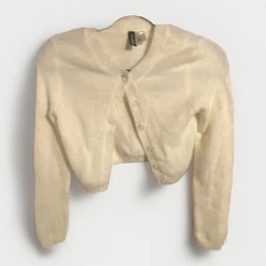 Divided Cardigan Cream Size XS Button Front - Picture 1 of 5