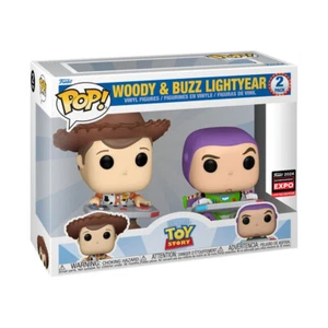 Toy Story - Woody & Buzz Gaming C2E2 2024 US Exclusive Pop! Vinyl Figure (RS) 2P - Picture 1 of 3