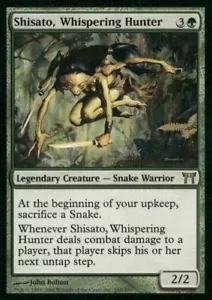 Magic: The Gathering TCG Shisato, Whispering Hunter 242/306 Champion of Kamigawa - Picture 1 of 4
