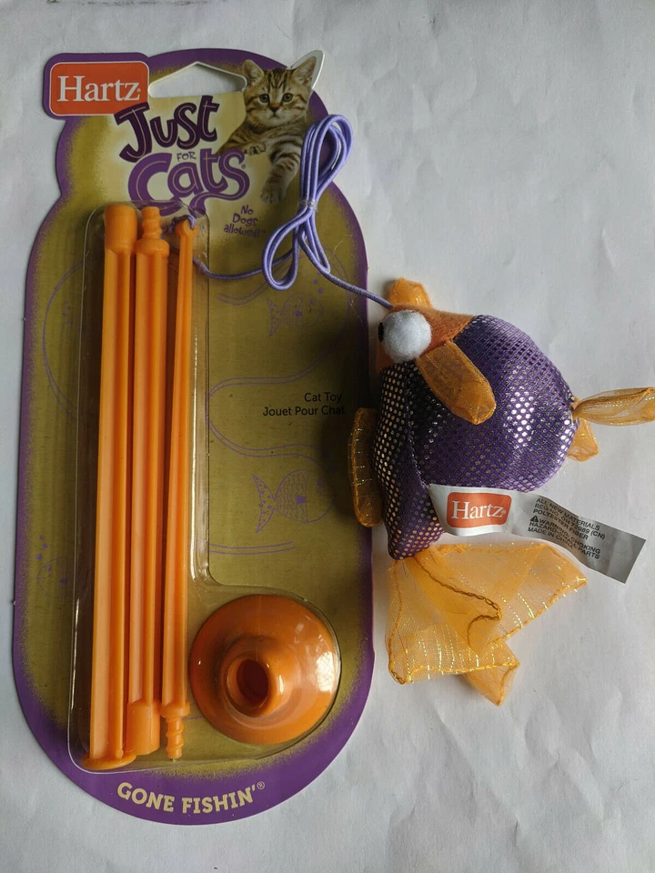 Hartz 88538 at Play Gone Fishin Cat Toy Assorted Colors PartNo 617857 by Har