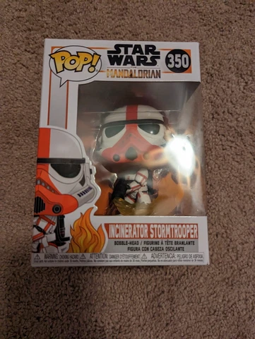 Funko Pop! Movies: The Mandalorian - Incinerator Stormtrooper Vinyl Figure Cover