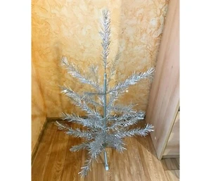 Soviet wood metal Christmas tree - USSR Vintage - Picture 1 of 11