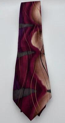 Corbata J Garcia Seascape Collection 47 Hombre 100% Seda Grateful Dead Abstract Foto 1 de 4