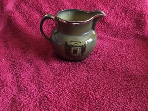 Whiskey Water Jug Burns Cottage Alloway Decoration Ridgway 1891-1921 1.5 Pints - Foto 1 di 13