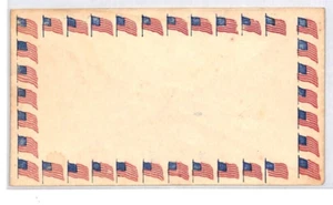 USA CIVIL WAR Cover PATRIOTIC Illustrated FLAGS Propaganda XU39 - Picture 1 of 12