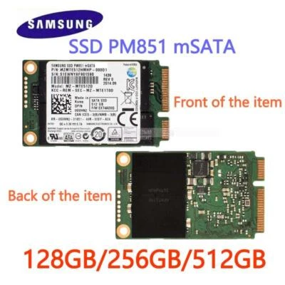 Samsung PM851 mSATA SSD 128GB 256GB 512GB Internes Solid State Laufwerk Für Dell - Bild 1 von 4