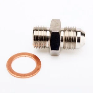 TRITDT Fits TOYOTA SUBARU Engine Block Oil Feed Adapter Kit M12x1.25mm to 4AN - Bild 1 von 3