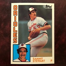1984 Topps TIFFANY Set SAMMY STEWART #59 BALTIMORE ORIOLES ** MINT ** HIGH GRADE