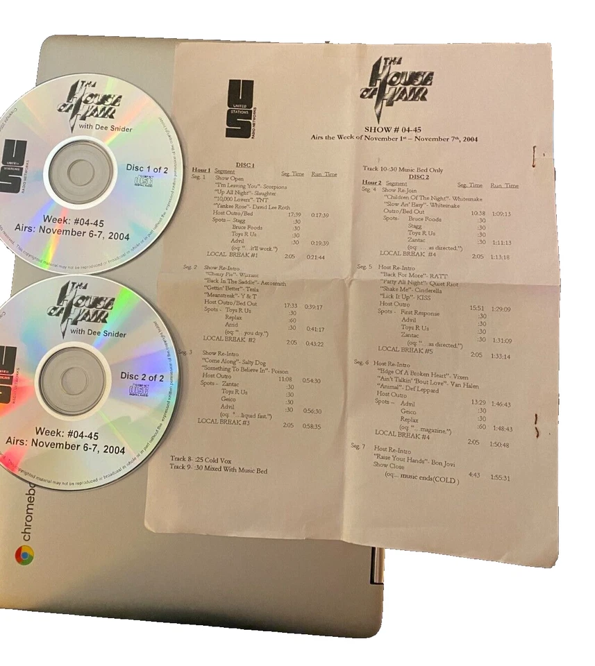 11/1/04 DEE SNIDER HOUSE OF HAIR WHITESNAKE FEATURE, KISS, RATT, SALTY DOG, TNT - Image 1 of 1