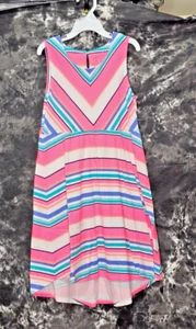Carter's - Multicolor Sleeveless V Neck Dress - Size 8 - Picture 1 of 2