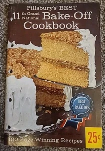 Pillsbury’s Best 11th Grand National Bake-Off Cookbook Pillsbury Paperback 1959 - Picture 1 of 3